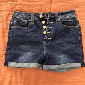 High rise YMI bootie shorts